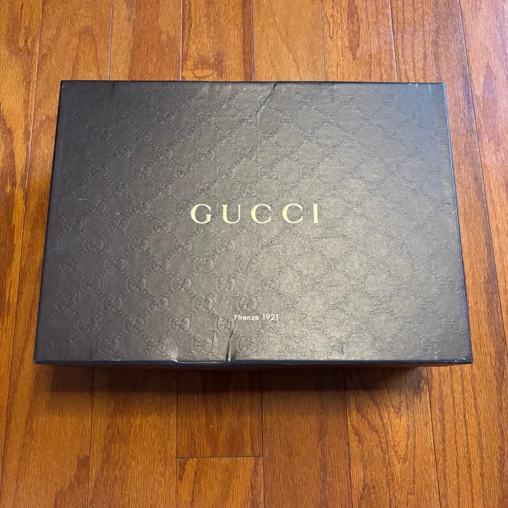 Gucci Mary Jane Peep-Toe Platform Pump size 36.5 - Picture 8 of 8